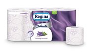Toaletní papír v konvenční roli Regina Delicate, vůně levandule, 16 ks